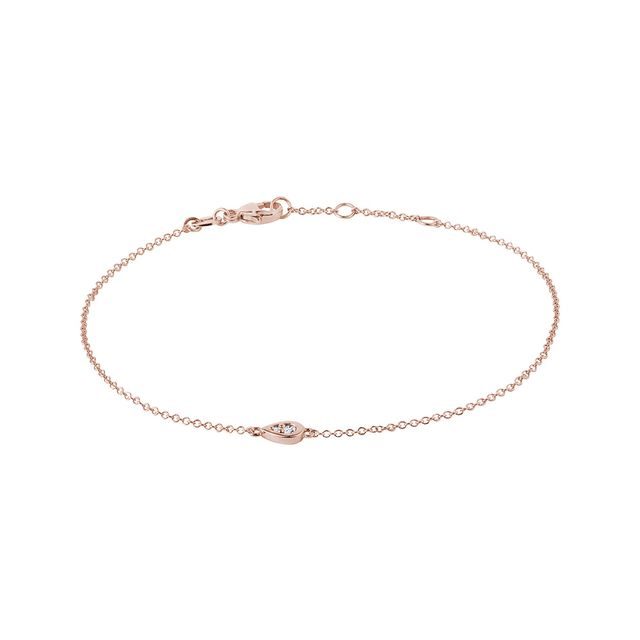 ARMBAND MIT DIAMANTTROPFEN AUS ROSÉGOLD - ARMBÄNDER MIT DIAMANTEN{% if zbozi.kategorie.adresa_nazvy[0] != zbozi.kategorie.nazev %} - ARMBÄNDER{% endif %}