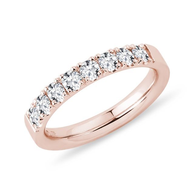 Rose Gold Ring with Brilliants