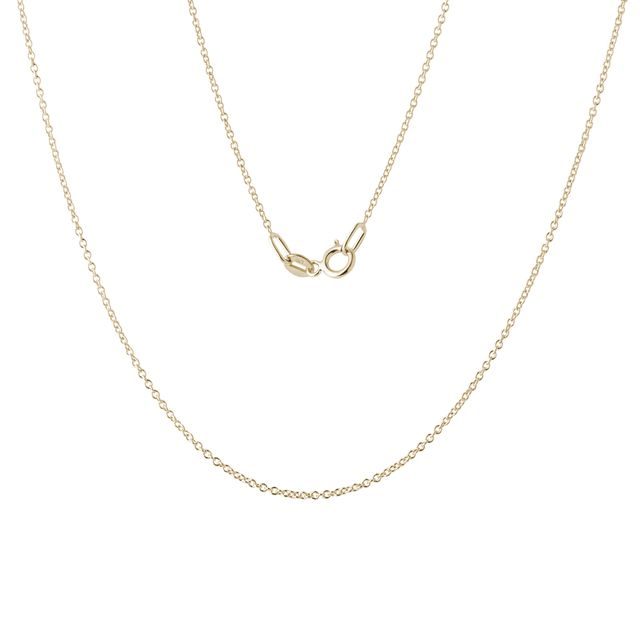 50 CM GOLD ROLO CHAIN - GOLD CHAINS - NECKLACES