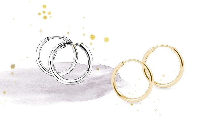 Oversize Gold Hoop Earring Set