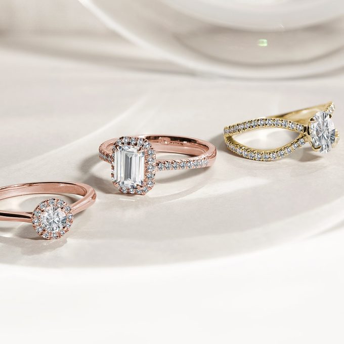 luxusní diamantové prsteny s lab grown diamanty - KLENOTA