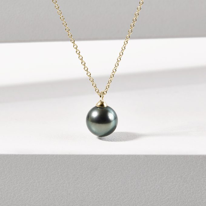 pendant with a tahitian pearl - KLENOTA