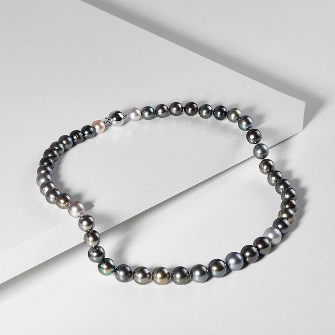 tahitian pearl necklace - KLENOTA