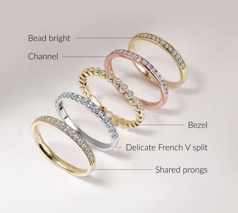 eternity prsten typy osazeni