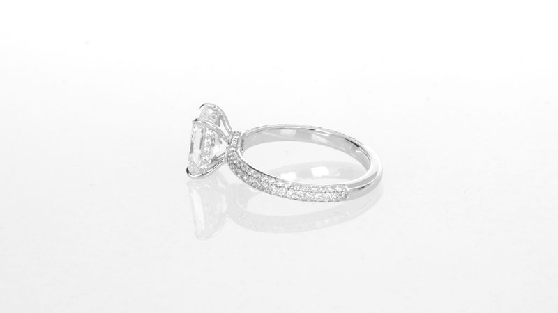 LUXURIÖSER RING MIT 1,6 CT LABORDIAMANTEN IN WEISSGOLD - RINGE MIT LAB GROWN DIAMANTEN - VERLOBUNGSRINGE