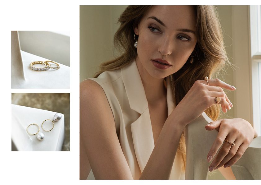 Inspiration from the world of jewelry: an air of timeless elegance this 