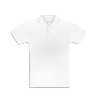 Polo tričko John & Paul — Bílé
