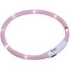Nobby Led Puppy svítící kroužek silikon růžová 45cm