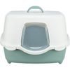 Toaleta pro kočky DAVIO TOP, 56 x 39 x 39 cm, zelená/bílá