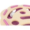 Interaktivní hra pro kočky Hole'n'Roll – květina, ø 30 × 7.5 cm, filc, růžová/béžová