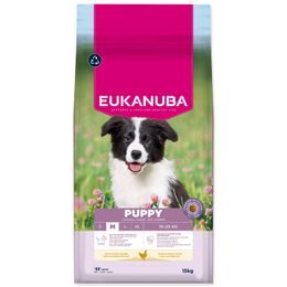 Krmivo EUKANUBA Puppy Medium rich in fresh chicken 15 kg