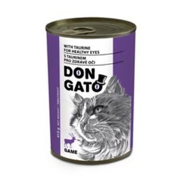 DON GATO Konzerva pro kočky - zvěřina 415 g