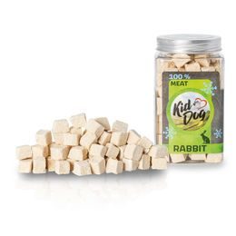 KIDDOG Super Premium 100% freeze dried RABBIT CUBES - čistá králičí svalovina sušená mrazem 70 g