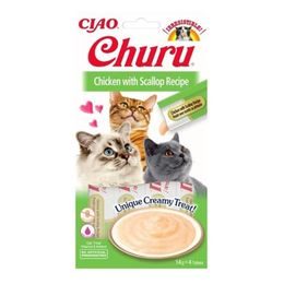 Churu Cat Chicken with Scallop Recipr 4x14g