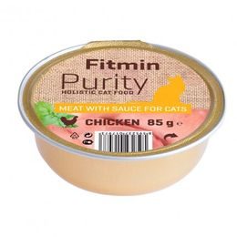 Fitmin Purity Kuřecí maso ve vývaru pro kočky 85 g