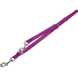 Nobby CLASSIC vodítko nylon 200cm / 20mm malina