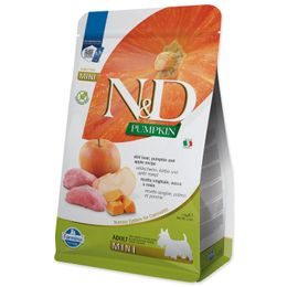 KRMIVO N&D GF PUMPKIN BOAR&APPLE ADULT MINI 2,5kg