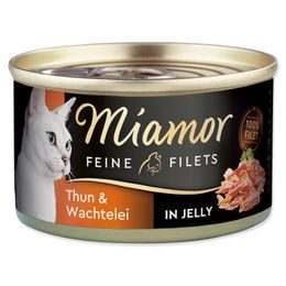 Konzerva MIAMOR Feine Filets tuňák + křepelčí vejce v želé