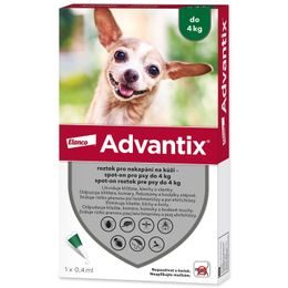 BAYER Advantix Spot-On pro psy do 4 kg