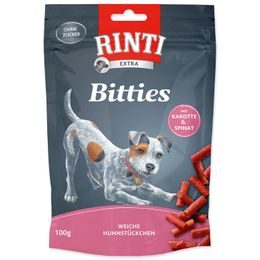 Pochoutka RINTI Extra Bitties kuře + karotka + špenát