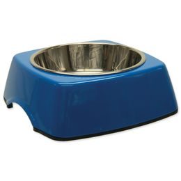 Miska DOG FANTASY nerezová čtvercová modrá 18 cm