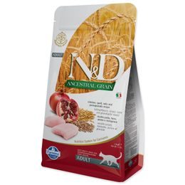 KRMIVO N&D ANCESTRAL GRAIN CAT CHICKEN, SPELT, OATS AND POMEGRANATE ADULT 1.5KG