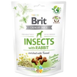 Brit Care Dog Crunchy Cracker. Insects with Rabbit enriched with Fennel, 200 g