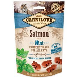 CARNILOVE Cat Crunchy Snack Salmon with Mint with fresh meat