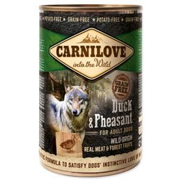 Konzerva CARNILOVE Dog Wild Meat Duck & Pheasant