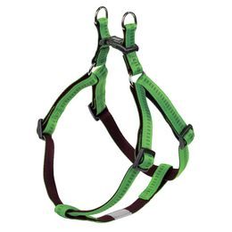 Nobby SOFT GRIP postroj nylon S-M 40-56cm / 15mm zelená
