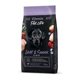 Fitmin For Life Light & Senior kompletní krmivo pro psy seniory 12 kg