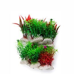 MIX small, akvarijní plastová rostlinka
