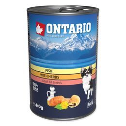Konzerva ONTARIO Dog Mini Multi Fish and Salmon Oil