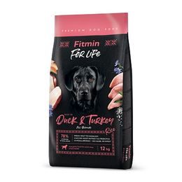 Fitmin For Life Duck & Turkey kompletní krmivo pro psy 12 kg