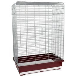 Klec BIRD JEWEL Rozela chromová + vínová