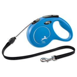 Vodítko FLEXI Classic New lanko modré M - 5 m