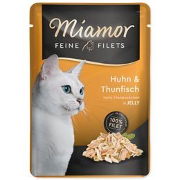 Kapsička MIAMOR Feine Filets kuře + tuňák v želé