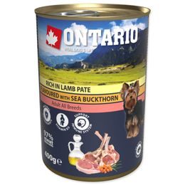 Konzerva ONTARIO Rich In Lamb Pate Flavoured with Sea Buckthorn