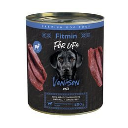 Fitmin dog For Life tin venison 800g