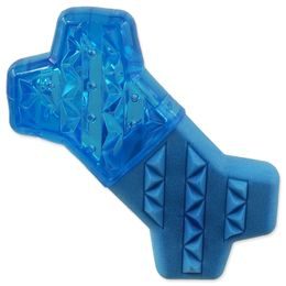 Hračka DOG FANTASY Kost chladící modrá 13,5x7,4x3,8cm