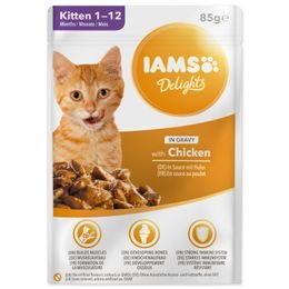 Kapsička IAMS Kitten Delights Chicken in Gravy