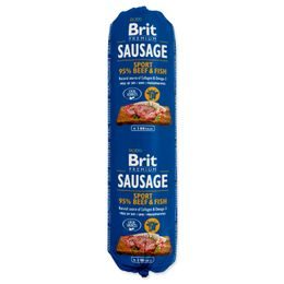 Salám BRIT Premium Dog Sausage Sport – Beef & Fish