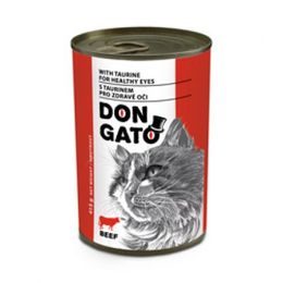 Don Gato konzerva pro kočky hovězí 415 g