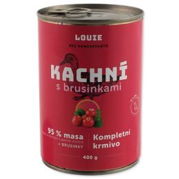 Konzerva LOUIE kachní s brusinkami 400g