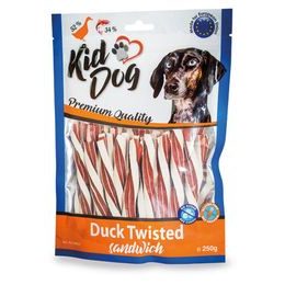 KIDDOG kachní sendvič s treskou kroucený 250 g
