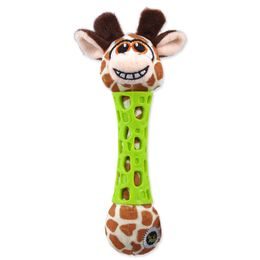Hračka BeFUN TPR+plyš žirafa puppy 17 cm