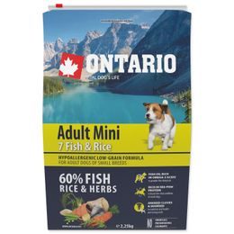 ONTARIO Dog Adult Mini Fish & Rice