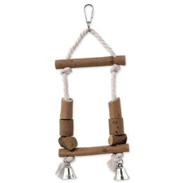 Houpačka EP dřevěná s lanem 32 cm