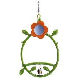 Nobby hračka pro malé papoušky houpačka, zrcátko a zvoneček 24cm