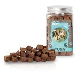 KIDDOG Super Premium 100% freeze dried TUNA CUBES - čisté maso z tuňáka, sušené mrazem 75 g